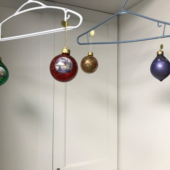 Bradford Exchange 4 Thomas Kinkade Christmas Light up luminary Ornaments NIB - Picture 6 of 10